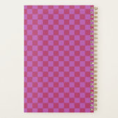 Pink Plum Checkerboard Planer (Rückseite)