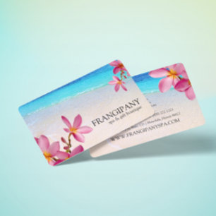 Pink Plumeria Beach Spa Resort Boutique B&B Visitenkarte