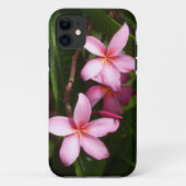 Pink Plumeria Blume Case-Mate iPhone Hülle (Rückseite)