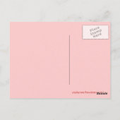 Pink plumeria Blume Hawaii Grüße Postkarte (Rückseite)