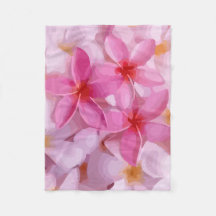 Pink Plumeria Blume Pattern