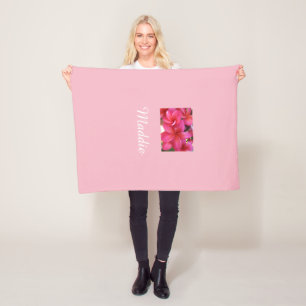 Pink plumeria Decke personalisieren