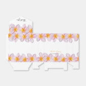 Pink Plumeria Frangipani Wedding Geschenkschachtel (Ungefaltet)