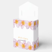 Pink Plumeria Frangipani Wedding Geschenkschachtel (Geöffnet)