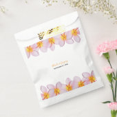 Pink Plumeria Frangipani Wedding Geschenktütchen (Versiegelt)