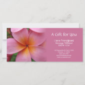 Pink Plumeria Massage oder Wellness-Center Geschen (Vorderseite)