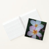 Pink Plumeria Spiral Notebook Notizblock (Innenseite)