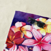 Pink Plumeria Tropical Blume Beach Handtuch (Beispiel)