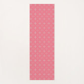 Pink Plus Pattern Yoga Mat Yogamatte (Vorderseite)