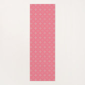 Pink Plus Pattern Yoga Mat Yogamatte (Rückseite)