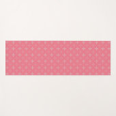 Pink Plus Pattern Yoga Mat Yogamatte (Vorderseite (Horizontal))