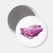 Pink Plymouth Schwanz Fins Magnet (Vorderseite/Rückseite)