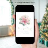 Pink Pōhutukawa Meri Kirihimete NZ Weihnachten