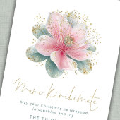 Pink Pōhutukawa Meri Kirihimete NZ Weihnachten