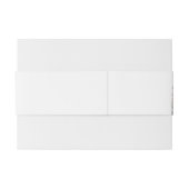 Pink Poinsettia Einladungsbanderole (Rückseitenbeispiel)