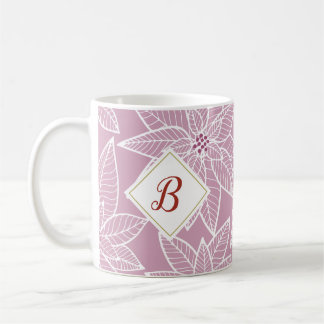 Pink Poinsettia Holiday Erste Tasse