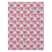 Pink Poinsettia Tischdecke (Vorderseite)