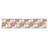 Pink Poinsettias Weihnachten Kurzer Tischläufer (Horizontal)