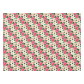 Pink Poinsettias Weihnachten Tischdecke (Vorderseite (Horizontal))