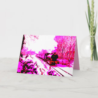 Pink Polar Express Karte