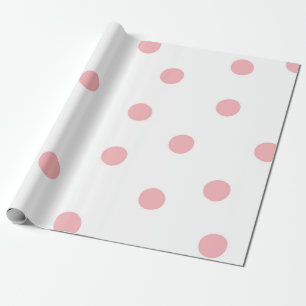 Pink Polka Delight Geschenkpapier