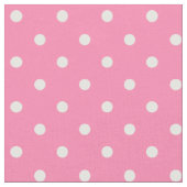 Pink Polka Dosen Fabric Stoff (Nahaufnahme)