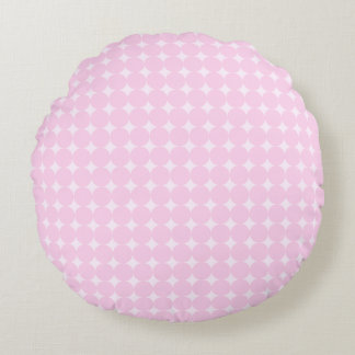 Pink Polka Dot Baby Girl Nursery Throw Pillow Rundes Kissen