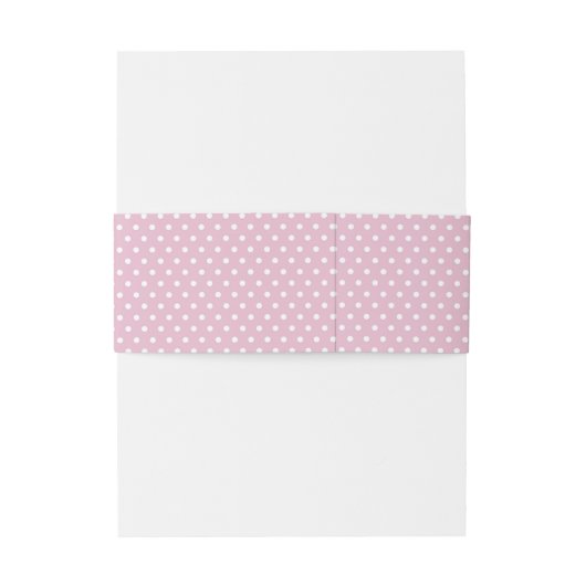 Pink Polka Dot Brautparty Einladungsbanderole (Rückseitenbeispiel)