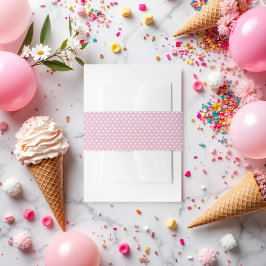 Pink Polka Dot Brautparty Einladungsbanderole