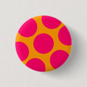 Pink Polka Dot Button (Vorderseite)