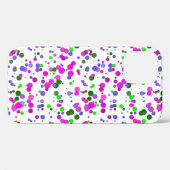 Pink Polka Dot Confetti Case-Mate iPhone Hülle (Rückseite (Horizontal))