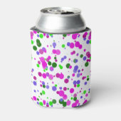 Pink Polka Dot Confetti Dosenkühler (Kanne Rückseite)