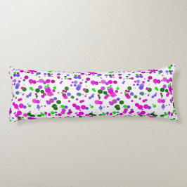 Pink Polka Dot Confetti Seitenschläferkissen