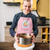 Pink Polka Dot Cupcake Küche Personalisiert Schürze