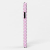 Pink Polka Dot Dackel Handy Case (Hinten/Rechts)