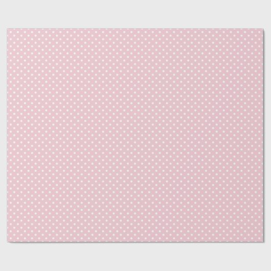 Pink polka dot Geschenkpapier (Flach)