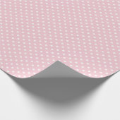 Pink polka dot Geschenkpapier (Ecke)