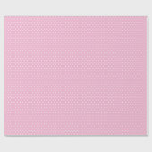 Pink Polka Dot Geschenkpapier (Flach)