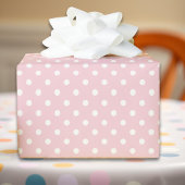 Pink polka dot Geschenkpapier