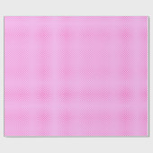 Pink Polka Dot Geschenkpapier (Flach)
