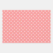 Pink Polka Dot Geschenkpapier Set (Vorderseite 3)