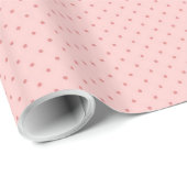 Pink Polka Dot Geschenkwrap Geschenkpapier (Rolleneckpunkt)