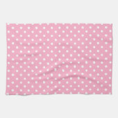 Pink Polka Dot Geschirrtuch (Horizontal)