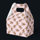 Pink Polka Dot Gingerbread Mann Weihnachtskeks Geschenkschachtel<br><div class="desc">Pink Polka Dot Gingerbread Mann Weihnachtsweihnachtsweihe Box</div>