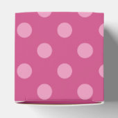 Pink polka dot Happy Geburtstag Gunst Box Geschenkschachtel (Oben)