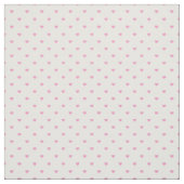 Pink Polka Dot Hearts Stoff (Muster)