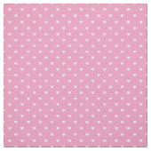 Pink Polka Dot Hearts Stoff (Muster)