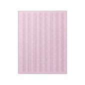 Pink Polka Dot Music Manuskript Papier 8 Stadien Notizblock (Rotiert)