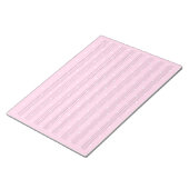 Pink Polka Dot Music Manuskript Papier 8 Stadien Notizblock (angewinkelt)