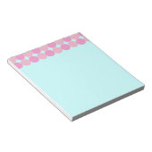 Pink Polka Dot Note Pad Notizblock (angewinkelt)